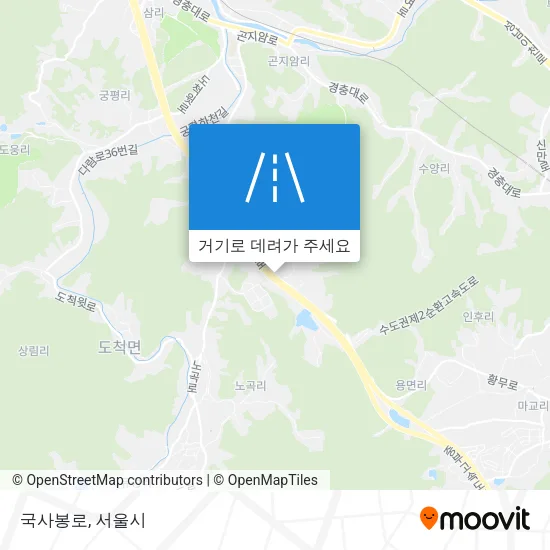 국사봉로 지도