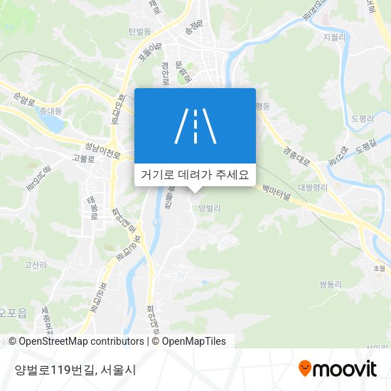 양벌로119번길 지도