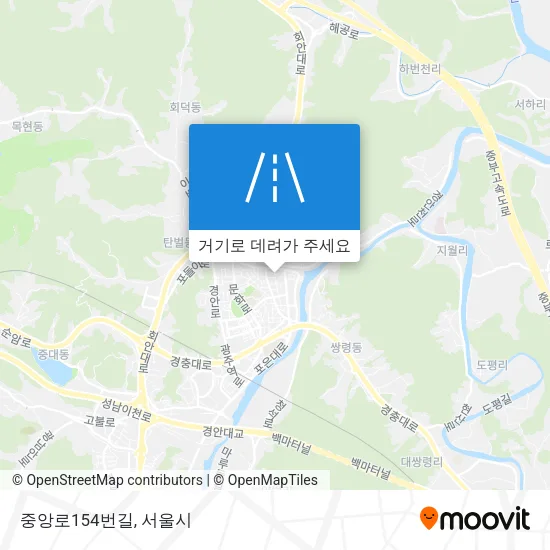 중앙로154번길 지도