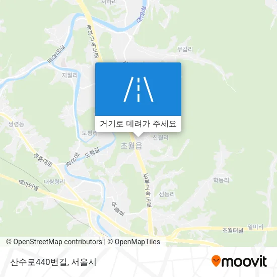 산수로440번길 지도
