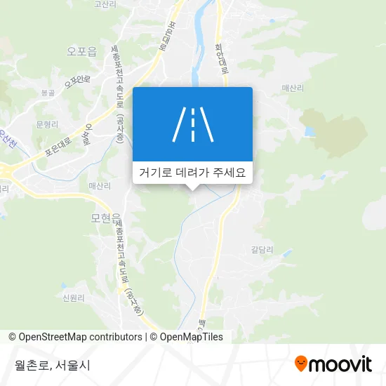 월촌로 지도