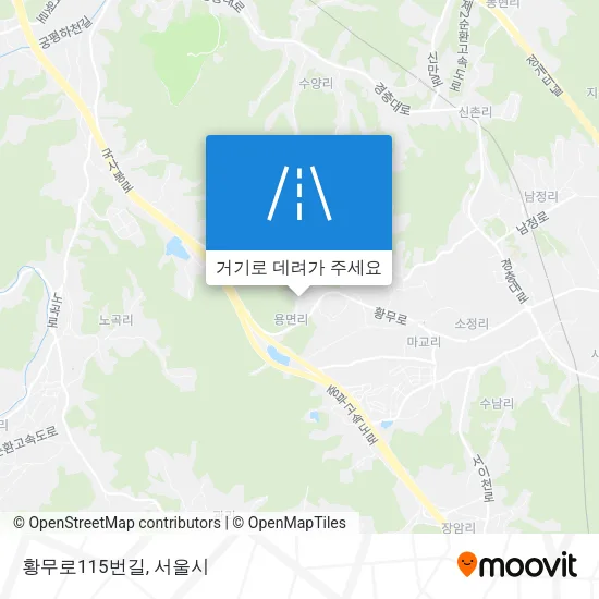 황무로115번길 지도