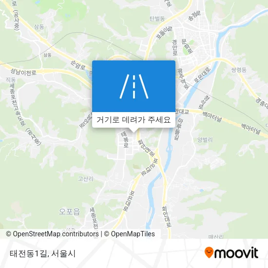 태전동1길 지도