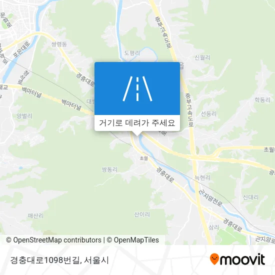 경충대로1098번길 지도