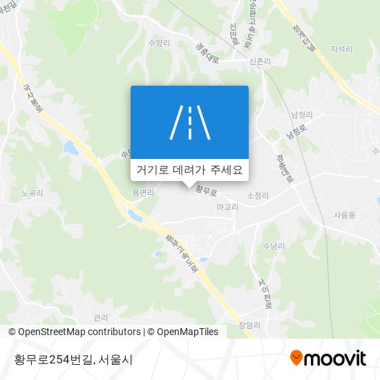 황무로254번길 지도