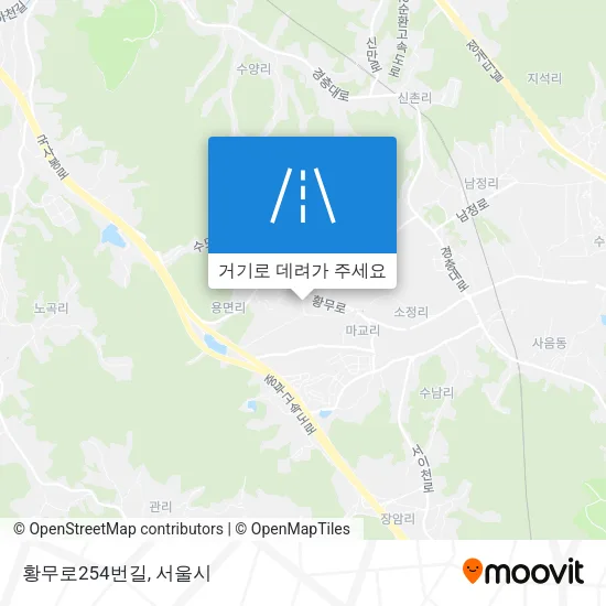 황무로254번길 지도