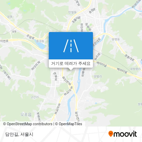 담안길 지도