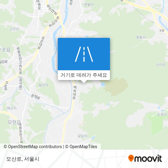 모산로 지도