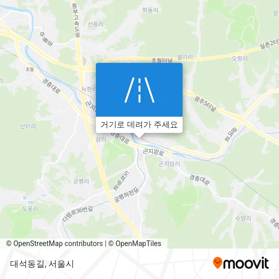 대석동길 지도