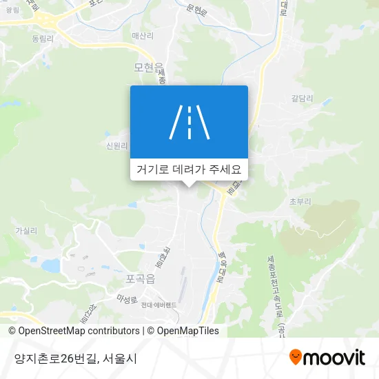 양지촌로26번길 지도