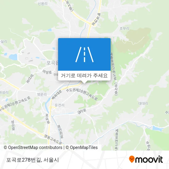 포곡로278번길 지도
