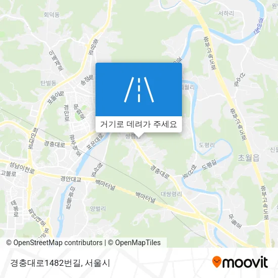경충대로1482번길 지도