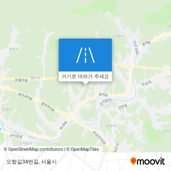 오향길34번길 지도