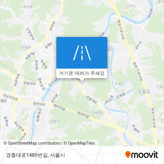 경충대로1480번길 지도