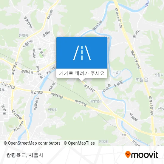 쌍령육교 지도