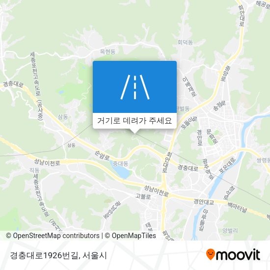 경충대로1926번길 지도