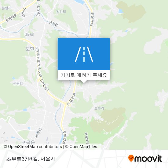 초부로37번길 지도