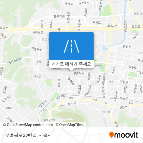 부흥북로23번길 지도
