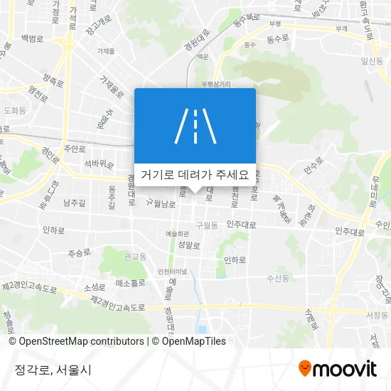 정각로 지도