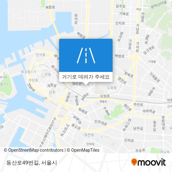동산로49번길 지도