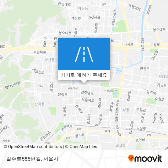 길주로585번길 지도