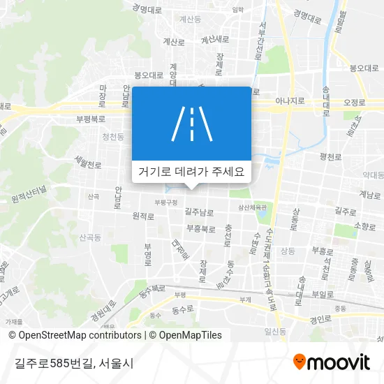 길주로585번길 지도
