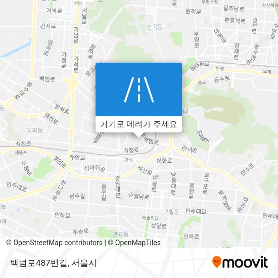 백범로487번길 지도