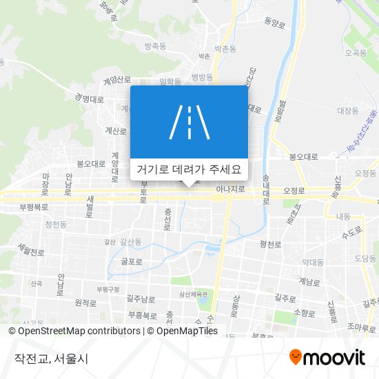 작전교 지도