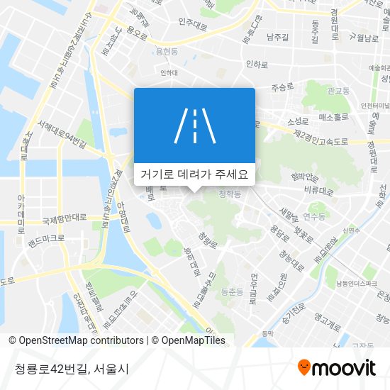 청룡로42번길 지도