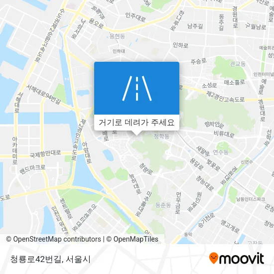 청룡로42번길 지도