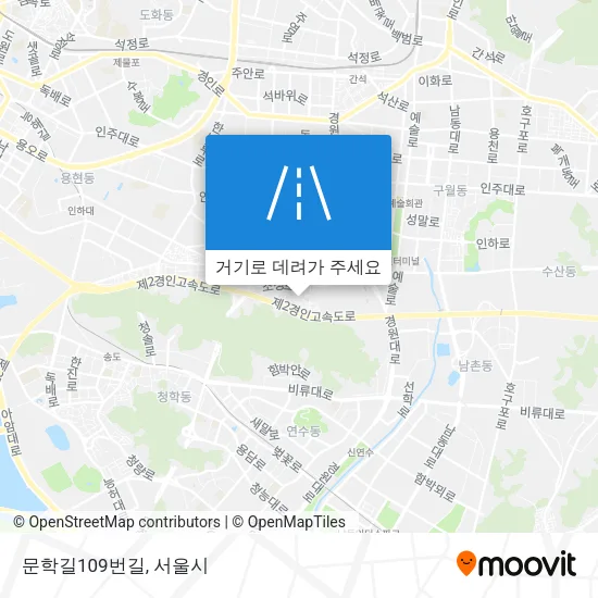 문학길109번길 지도