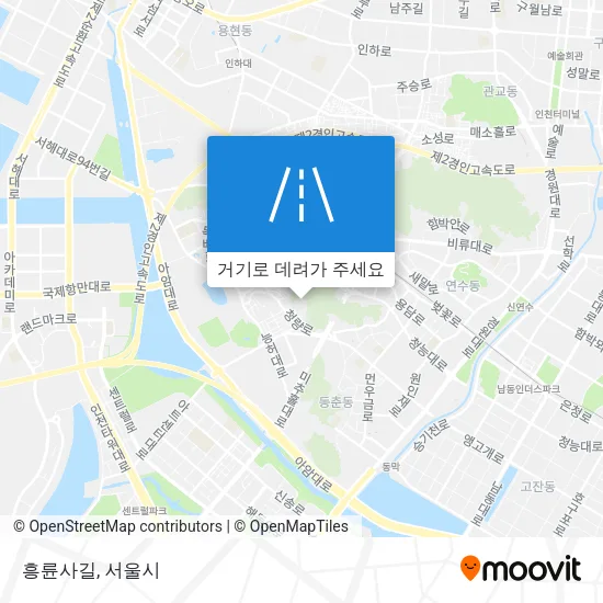 흥륜사길 지도