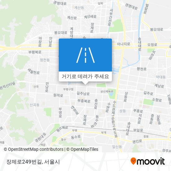 장제로249번길 지도