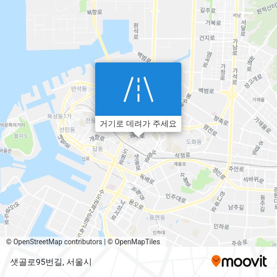 샛골로95번길 지도