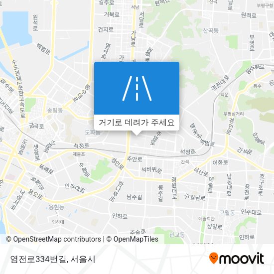 염전로334번길 지도