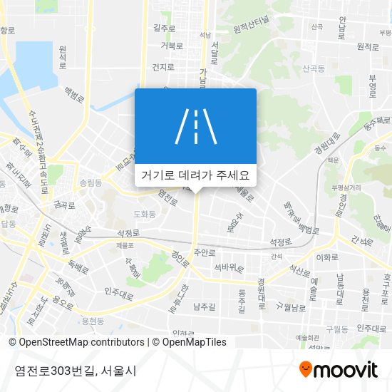 염전로303번길 지도