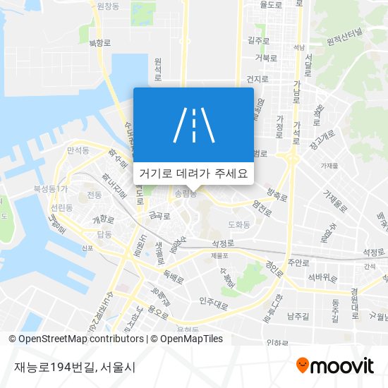 재능로194번길 지도