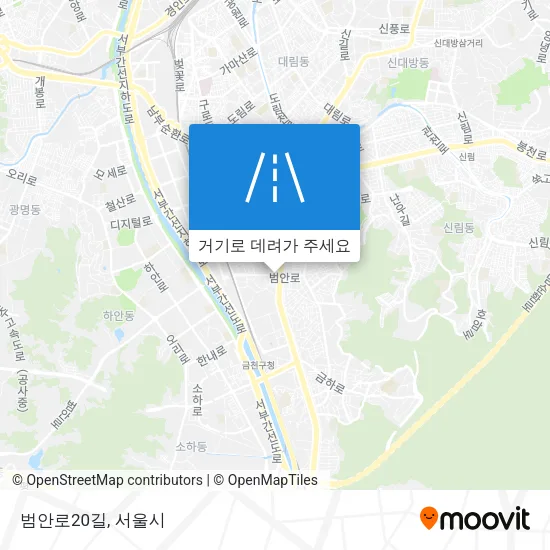 범안로20길 지도