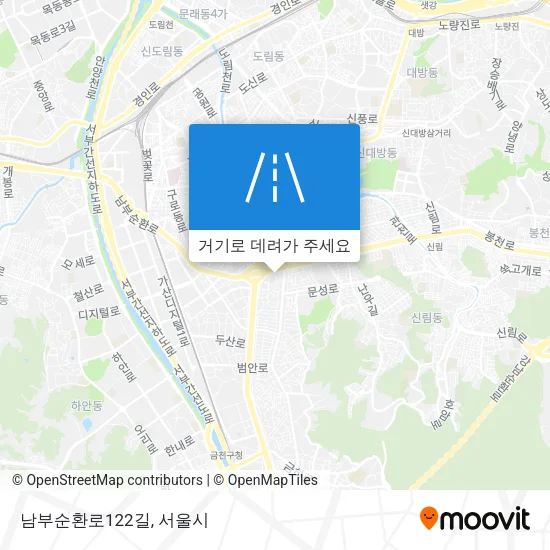 남부순환로122길 지도