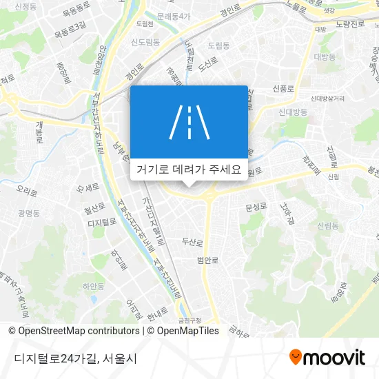 디지털로24가길 지도
