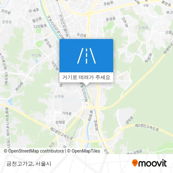 금천고가교 지도