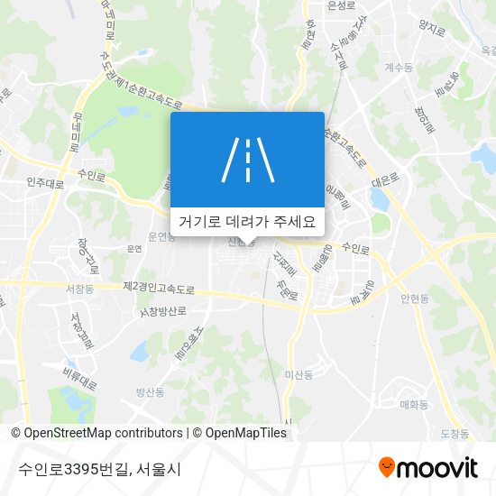 수인로3395번길 지도