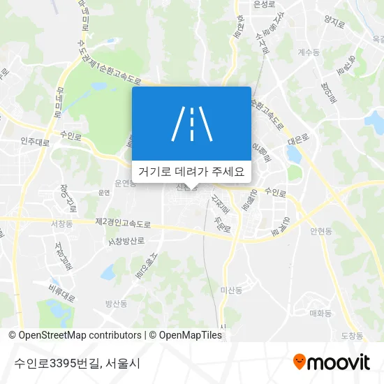 수인로3395번길 지도