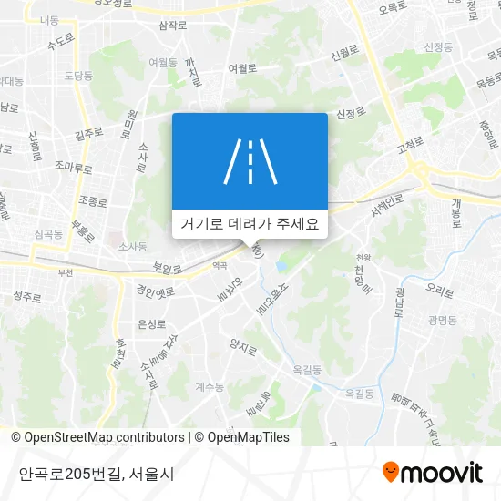 안곡로205번길 지도