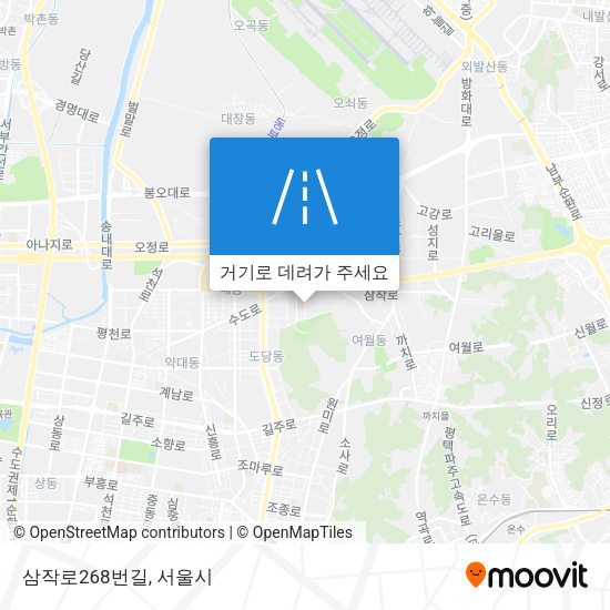 삼작로268번길 지도