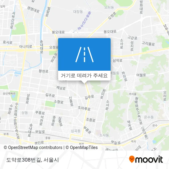 도약로308번길 지도