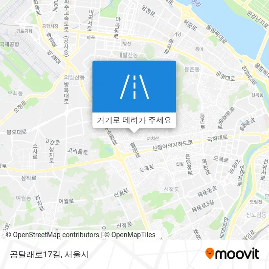 곰달래로17길 지도