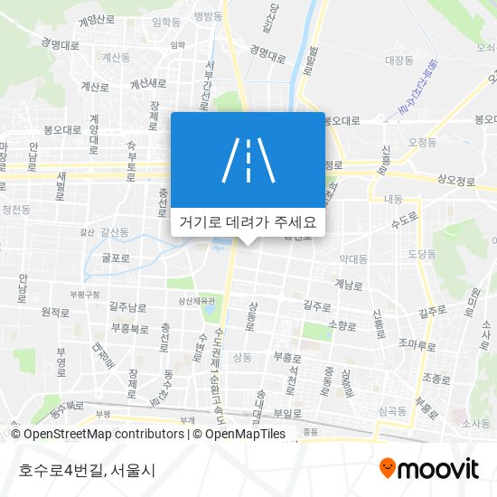 호수로4번길 지도