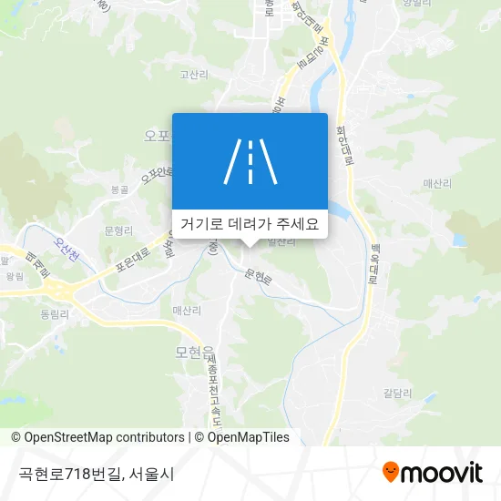 곡현로718번길 지도