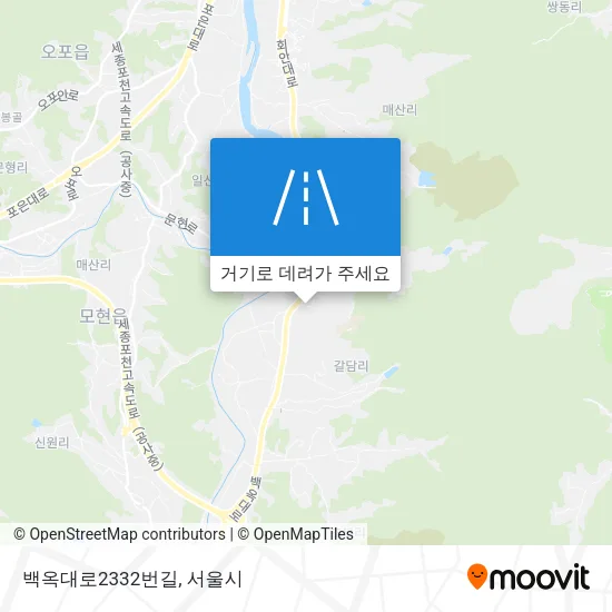 백옥대로2332번길 지도
